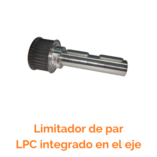 Limitador de par LPC integrado en el eje