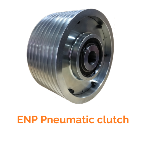 Electromagnetic and pneumatic clutches