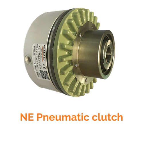 Electromagnetic and pneumatic clutches