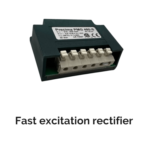 Fast excitation rectifier