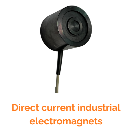 Direct current industrial electromagnets