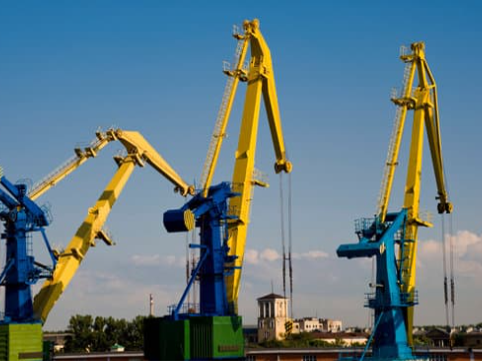 Port cranes