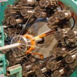 Rope braiding machine